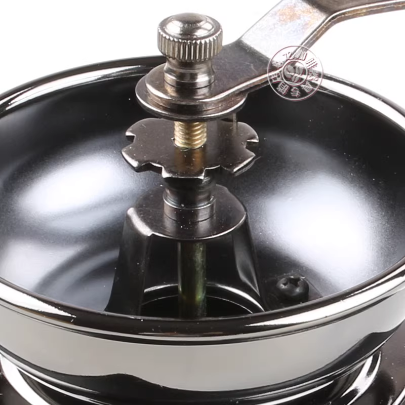 Máy xay cà phê bằng gốm quay tay, phong cách retro Ý, máy xay hạt cà phê thủ công trang trí nhà cửa, máy xay