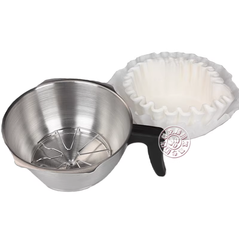 CAFERINA rh330 Máy pha cà phê Mỹ bằng thép không gỉ bát đựng bột lọc phễu giấy lọc lưới phụ kiện bột phễu