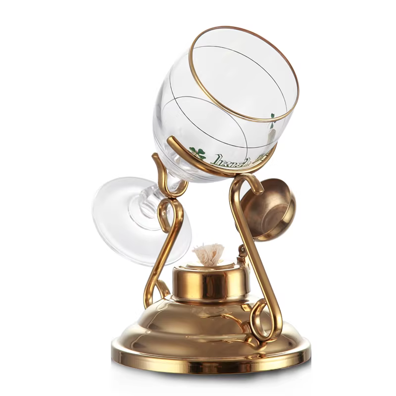 Giá đỡ cốc cà phê Ailen nhập khẩu, cốc nướng, cốc thủy tinh, rượu whisky, bộ giá đỡ cốc cà phê Ailen đặc biệt, dụng cụ