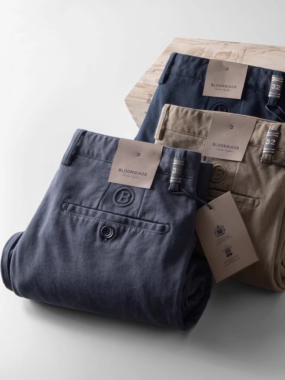 Quần âu nam thu đông 2024, chất liệu vải tuýt thẳng ống, kiểu dáng lịch sự, thoáng khí, mềm mại, rộng rãi và đa năng