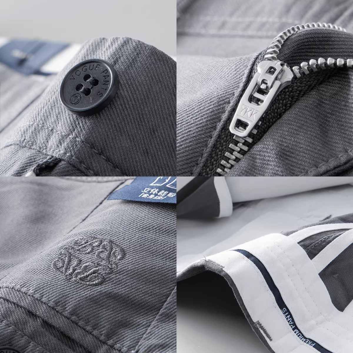 2023 Xuân/Hè Mới Modal Cotton Twill Quần Âu Nam Quần Ống Thẳng Chất Liệu Cotton Co Giãn Thoải Mái Thoáng Khí Mỏng