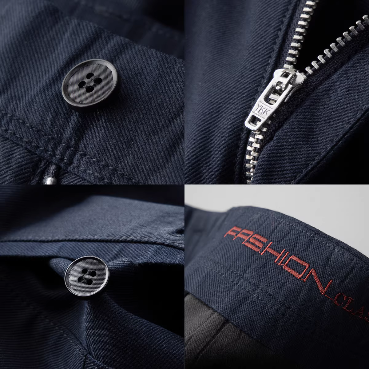 Mùa Xuân Thu 2023 Mới Quần Âu Nam Chất Liệu Cotton Chất Liệu Cotton Co Giãn Tinh Tế Mỏng Thoáng Khí Đa Năng