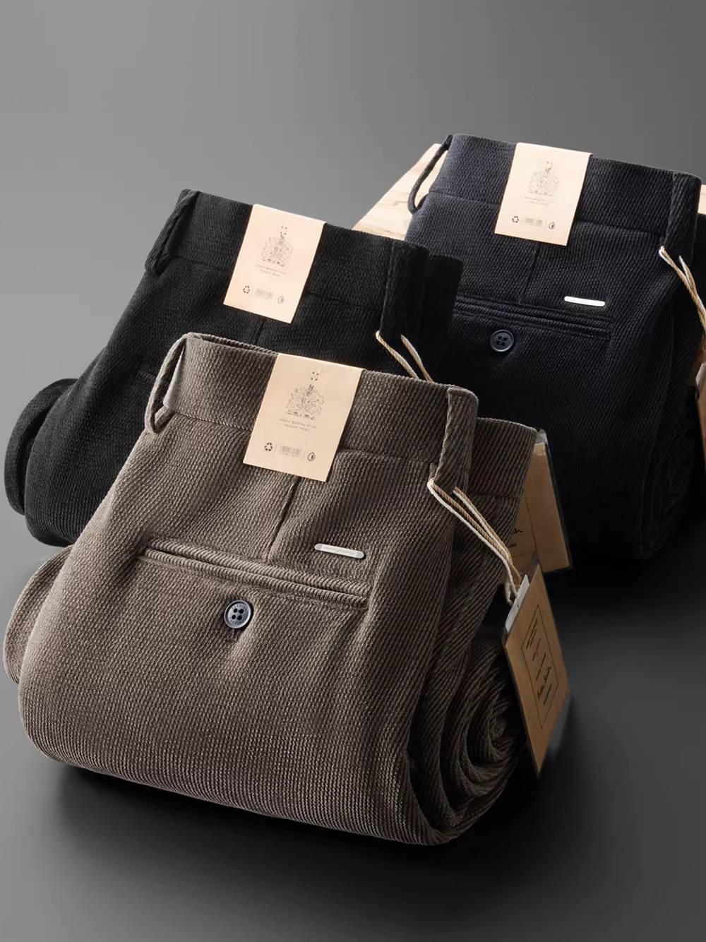 Quần vải nhung mùa thu đông mới, quần vải nhung dày dặn ấm áp, đa năng, thân thiện với làn da.