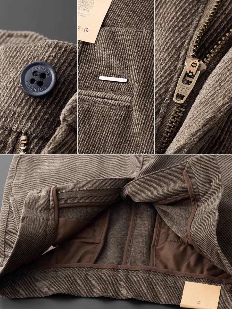 Quần vải nhung mùa thu đông mới, quần vải nhung dày dặn ấm áp, đa năng, thân thiện với làn da.