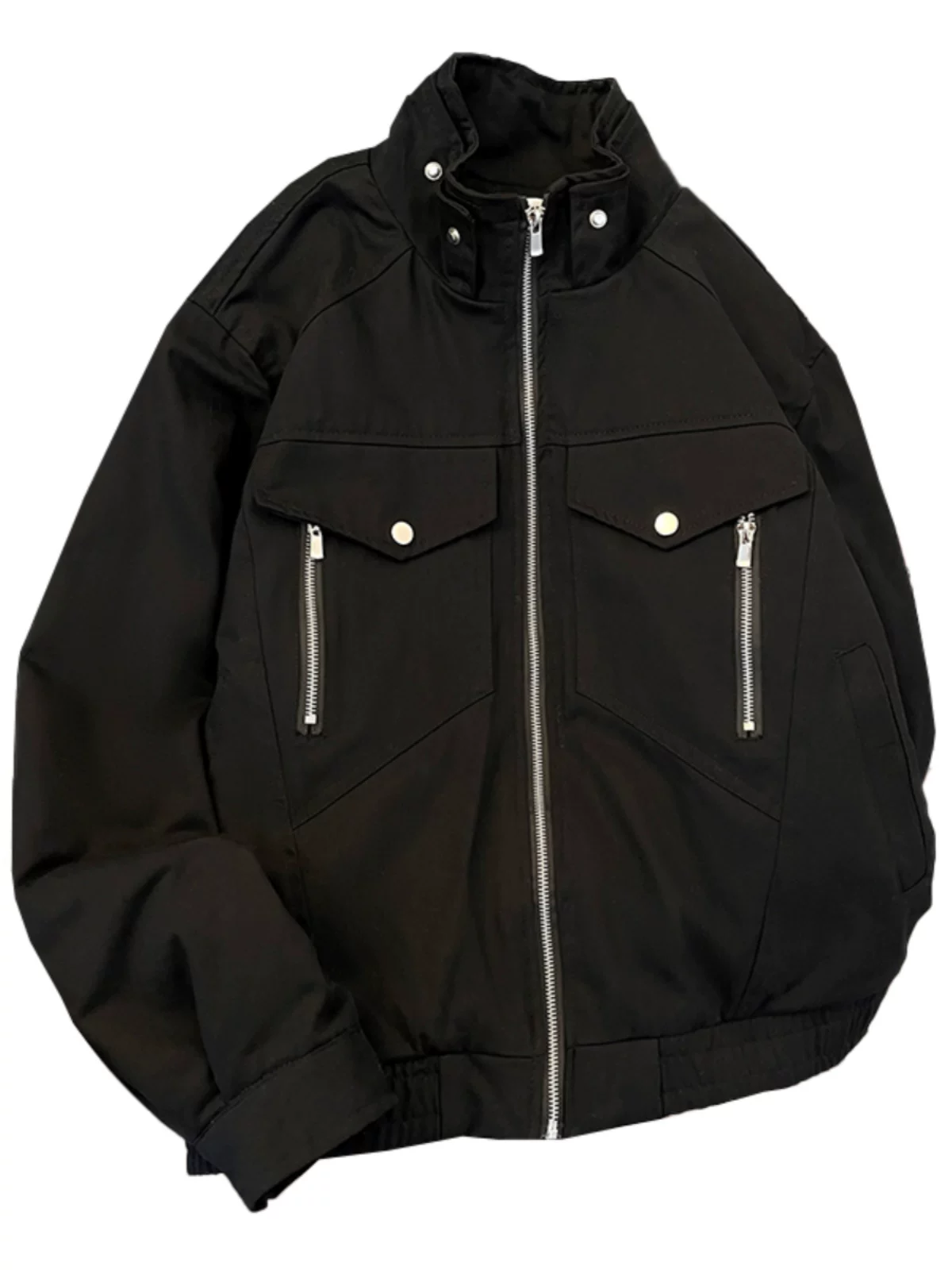 Áo khoác cotton họa tiết Python dành cho nam, áo khoác cotton dày dặn giữ ấm mùa đông, áo khoác cotton cổ đứng phá cách thời thượng.