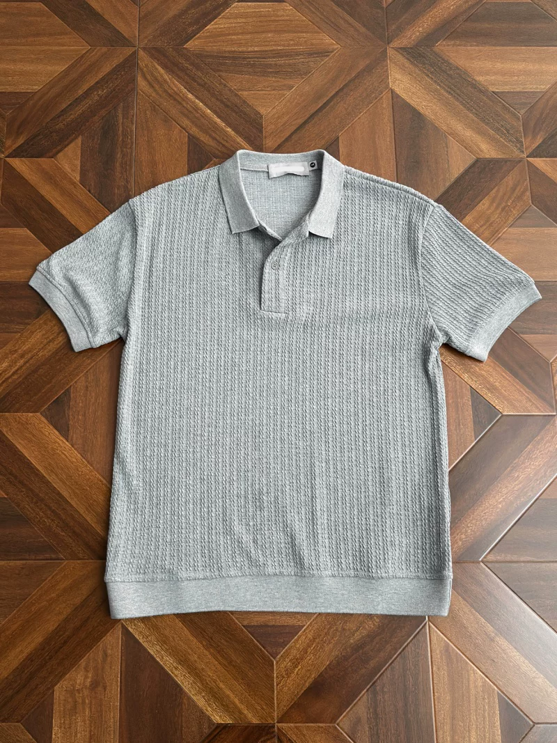Áo Polo dệt kim kiểu cổ điển dành cho nam, áo thun tay ngắn mùa hè rộng rãi thoáng khí, áo kiểu cặp đôi thương hiệu thời trang Mỹ.