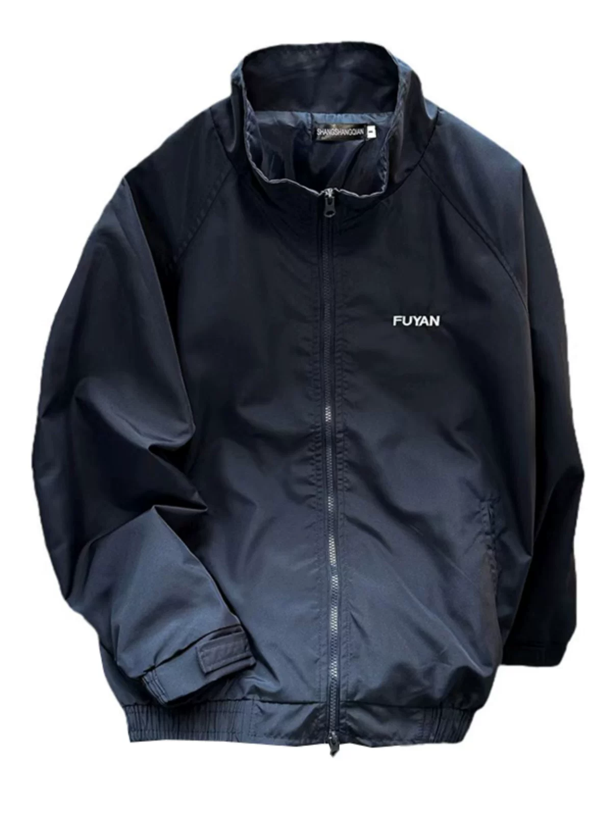 Áo khoác nam mùa xuân thu, kiểu dáng Mỹ rộng rãi, cổ đứng thêu, áo khoác phi công thời trang phong cách cleanfit.