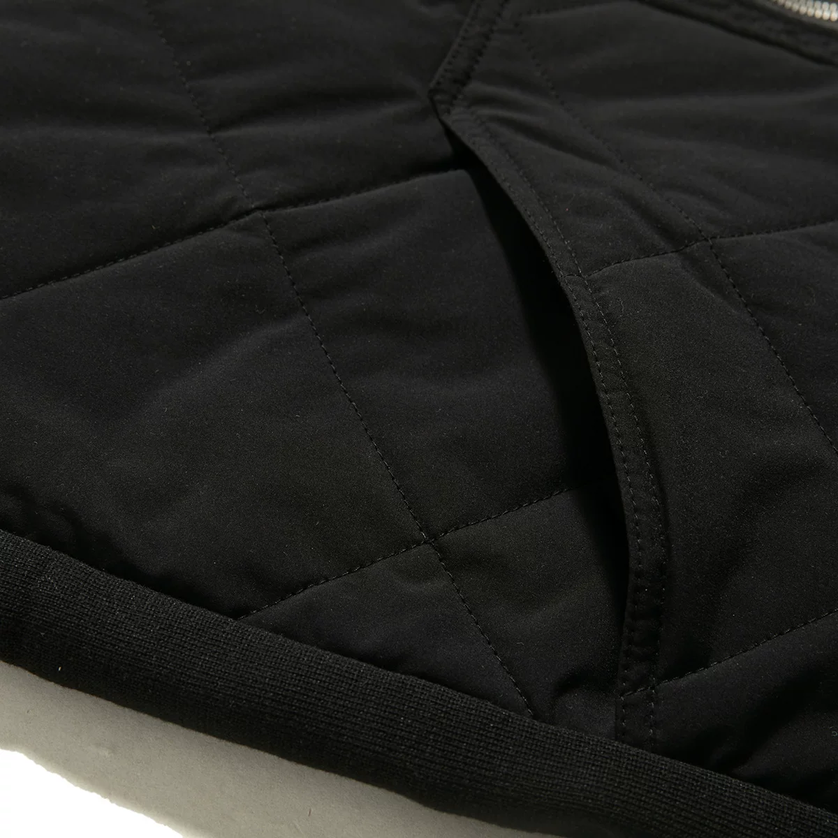 Áo vest cotton họa tiết kim cương phong cách retro Nhật Bản, áo khoác không tay dày dặn mùa đông, áo khoác cotton dáng rộng thương hiệu thời thượng.