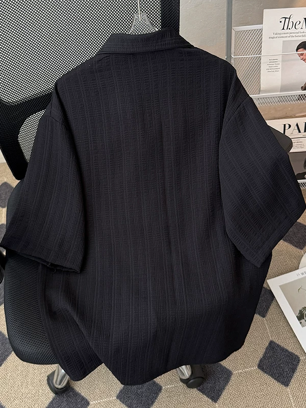 Áo sơ mi ngắn tay kiểu Cuba dành cho nam, áo sơ mi mùa hè dáng rộng mỏng tay lửng, áo kiểu dáng đẹp mát mẻ và thời trang chất liệu lụa đá.