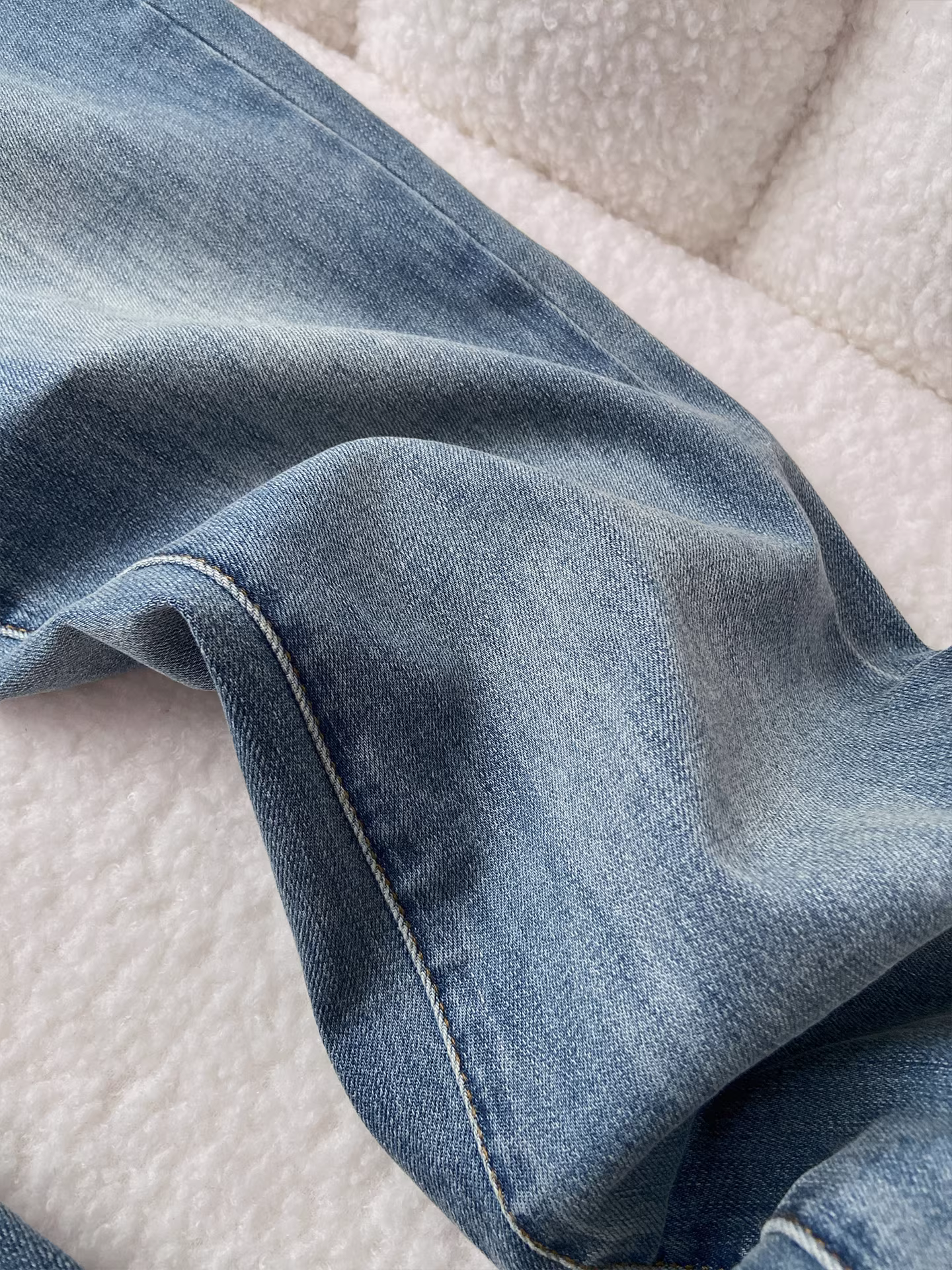 Quần jeans dáng chuông La Chapelle retro dành cho nữ, mẫu mới thu 2025, size nhỏ, cạp cao, ôm dáng