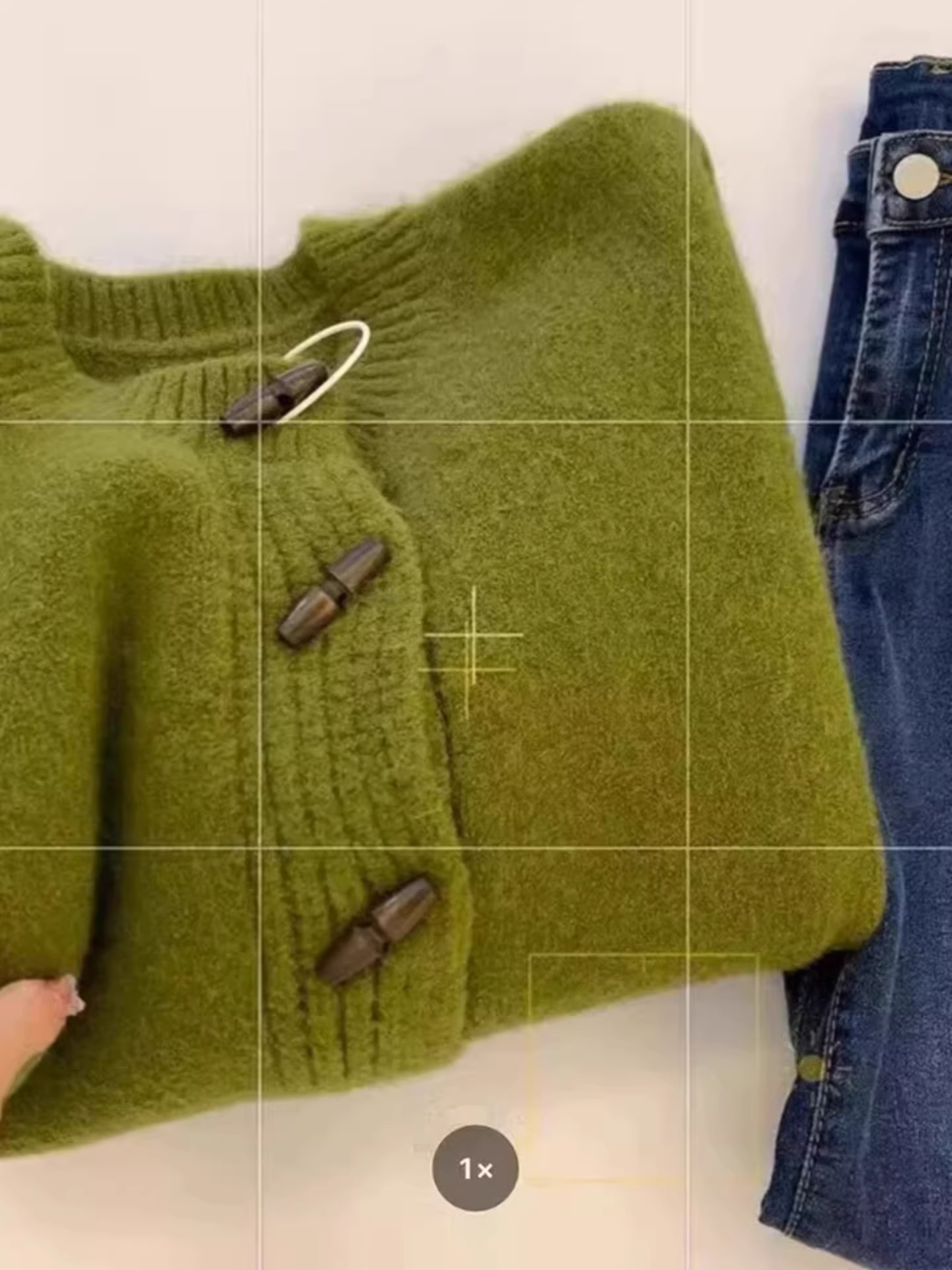 Áo cardigan len dệt kim cổ tròn tay dài dáng rộng La Chapelle dành cho nữ, mẫu mới thu đông 2025