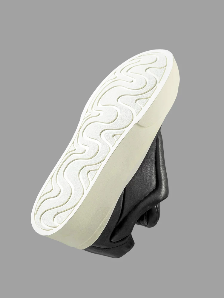 Giày nam Maple Leaf, giày đế dày, giày tăng chiều cao đa năng, giày lười mới, giày thể thao da thật, thương hiệu thời thượng, mùa thu.