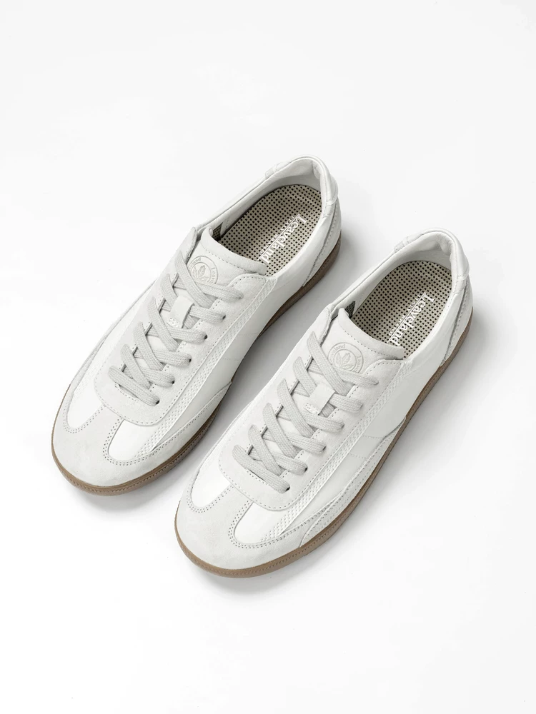 Giày nam Maple Leaf Giày tập luyện Đức Giày thể thao cổ thấp mới Giày thể thao thông thường kiểu cổ điển Giày Forrest Gump Giày thể thao đa năng màu trắng dành cho nữ