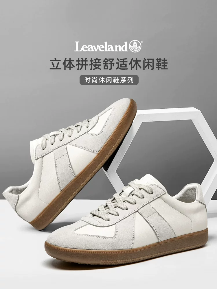 Giày nam Maple Leaf Giày tập luyện Đức Giày cotton mùa đông nam Giày Forrest Gump Giày thể thao da thật nữ Giày thể thao cổ điển Giày trắng thông thường