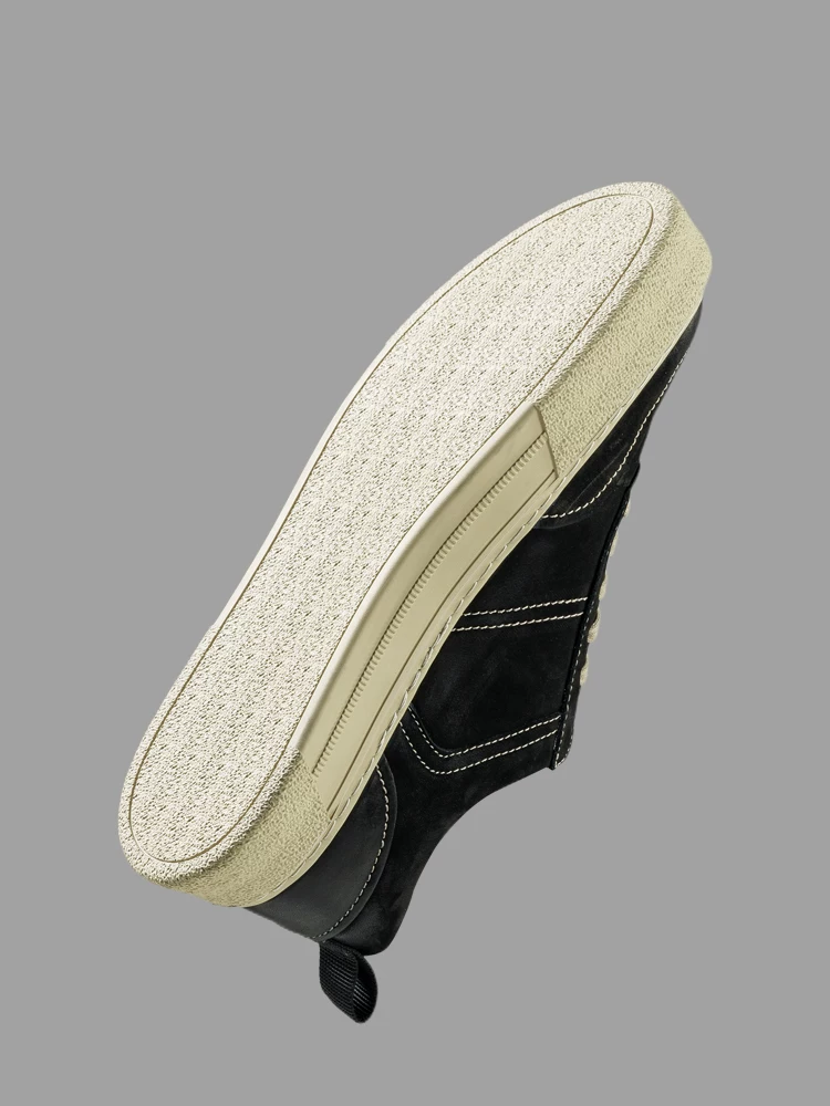 Giày thể thao nam bằng da thật Maple Leaf Giày thể thao nam mùa thu kiểu Anh cổ điển Giày da nam thông thường Giày đa năng Giày thoáng khí hợp thời trang