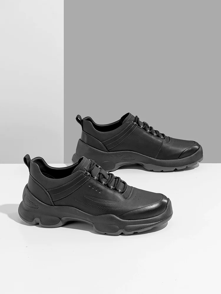 Giày Da Nam Maple Leaf Chính Hãng Mẫu Mới Thu 2025, Giày Da Thường Ngày Đế Dày, Mặt Da, Giày Thể Thao Nam Thời Trang