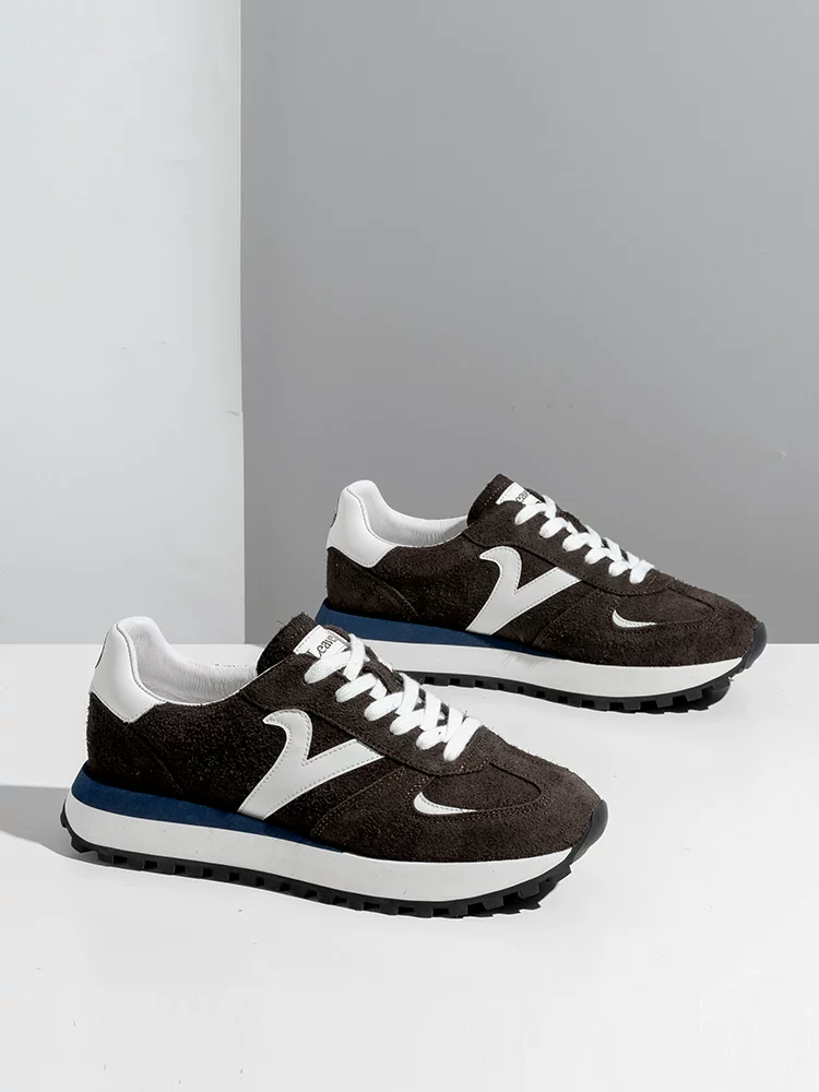 Giày nam Maple Leaf Thu Đông Phong cách mới Giày Forrest Gump Giày thể thao đế dày cho nam Giày thể thao thông thường Giày cổ điển Giày nữ đa năng hợp thời trang Da bò