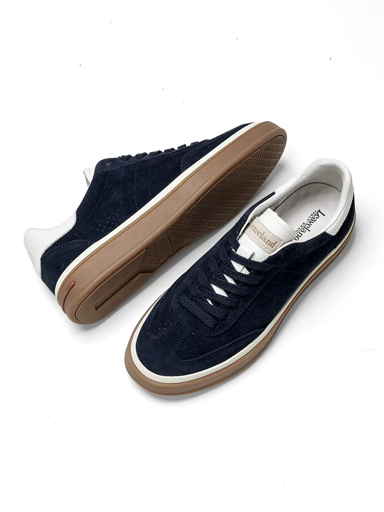 Giày nam Maple Leaf mùa thu, giày thể thao nam 2025, giày mới thời thượng, thoáng khí, giày nam thường ngày đa năng, đế mềm, giày da