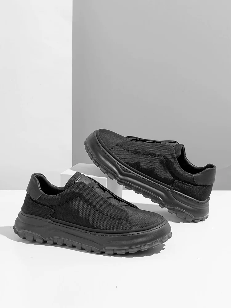 Giày Nam Maple Leaf Thời Trang Giày Nam Thoải Mái 2025 Mẫu Mới Thoáng Khí Giày Thể Thao Ngoài Trời Giày Vải Lười Đế Dày Thời Trang