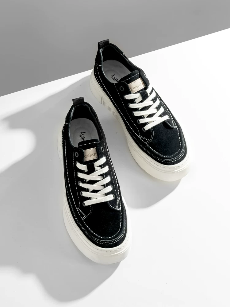 Giày Nam Maple Leaf Giày Thu Đông Nam Giày Hợp Thời Trang Mới Retro Giày Sneaker Nam Thoáng Khí Mỏng Giày Đế Dày