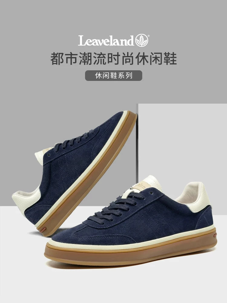 Giày Nam Maple Leaf Giày Sneaker Nam Phong Cách Retro 2025 Giày Thể Thao Thông Thường Mới Mùa Đông Da Thật Giày Đa Năng Thời Trang Nam