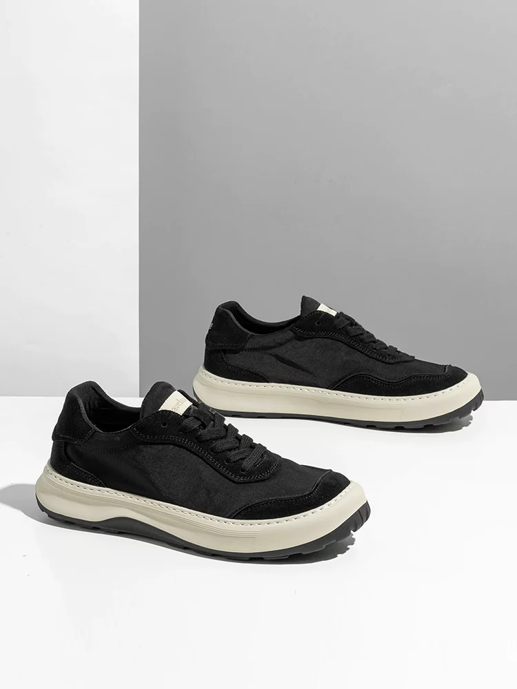 Giày nam Maple Leaf Giày vải phong cách Hàn Quốc Giày thể thao đế dày thông thường dành cho nam Giày thể thao đơn giản thoáng khí hợp thời trang Giày du lịch đế mềm