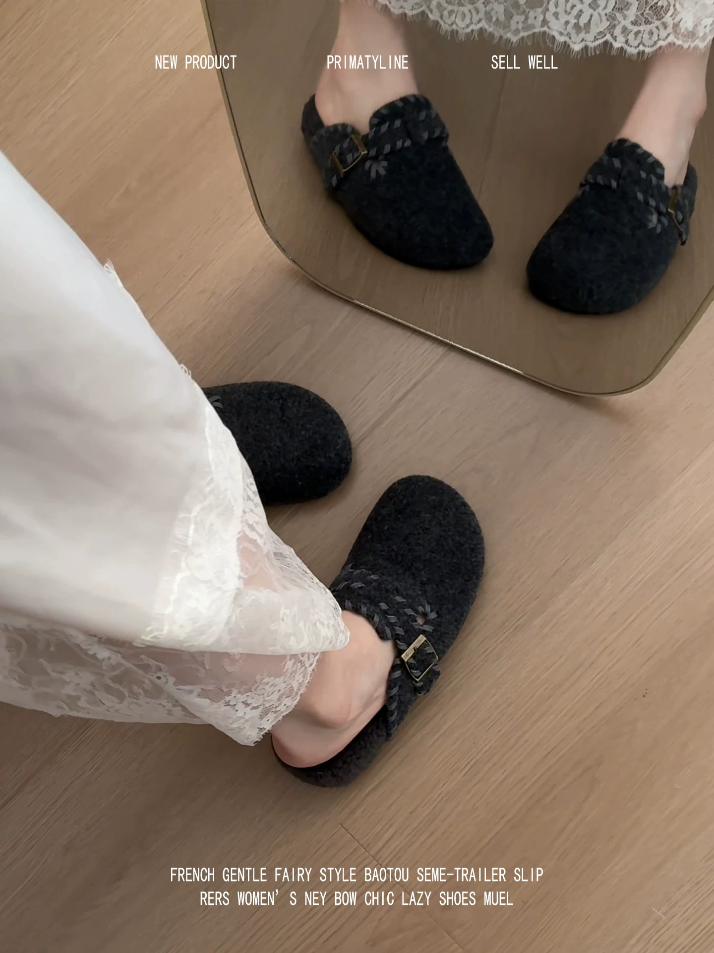 Phiên bản da cừu! Dép lười kiểu Birkenstock cổ điển, chất liệu nhung mềm mại, đế dày, mũi kín, lông xù dành cho nữ