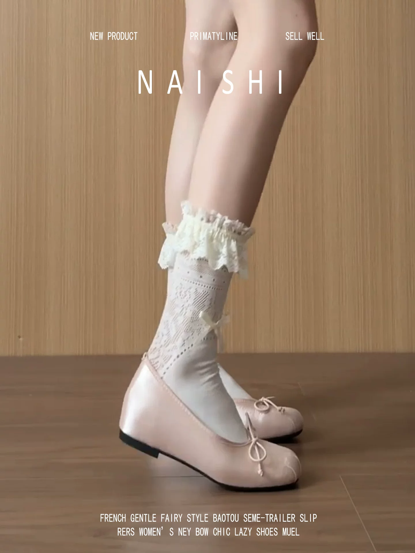 Phiên bản da cừu! Giày Mary Jane bằng vải satin Pháp có nơ, giày dạ hội đế thấp phối cùng đầm, giày mũi tròn dành cho nữ.