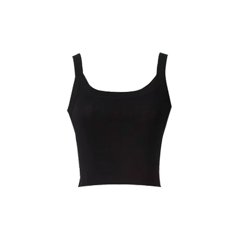 YoungGirlDay Áo ba lỗ không tay hở lưng ngắn, kiểu Âu Mỹ, cơ bản gợi cảm, ôm sát, có dây đeo rộng