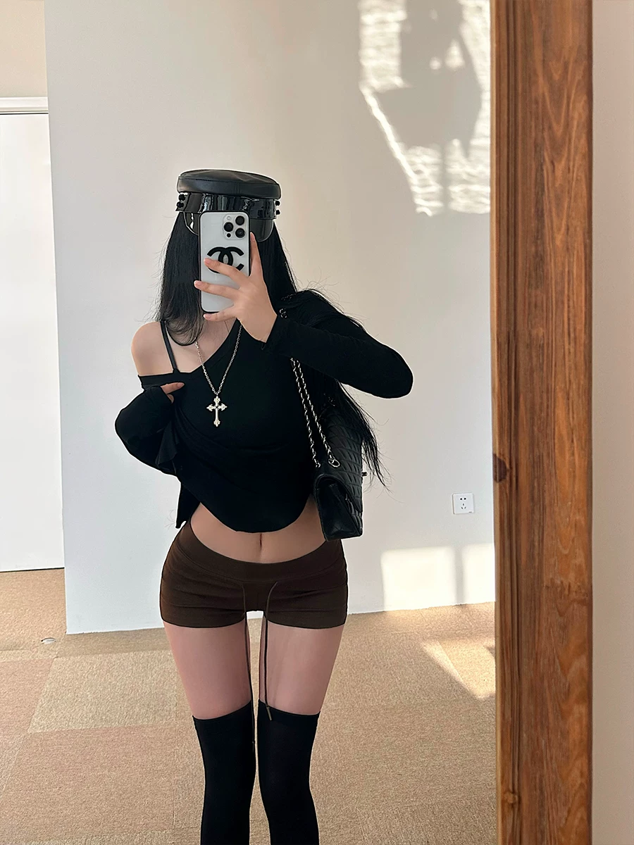 YoungGirlDay Pure Desire Lazy Style Cổ chữ V dáng rộng giảm béo dài tay mỏng hơi trong suốt Áo chống nắng che nắng cho nữ.