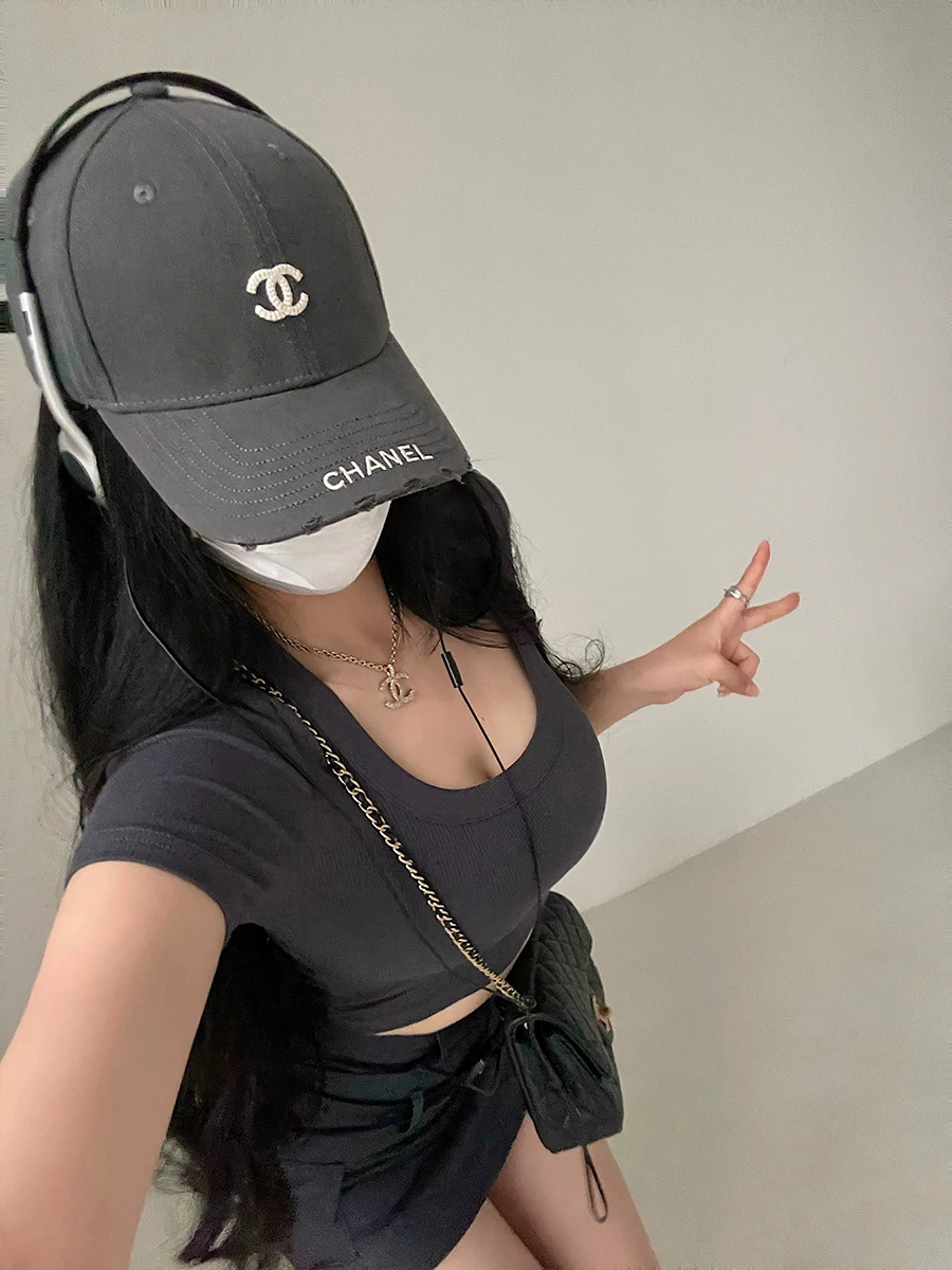 YoungGirlDay Áo crop top ngắn cổ chữ U kiểu dáng cơ bản châu Âu và Mỹ, hở rốn, áo thun ngắn tay màu trơn co giãn.