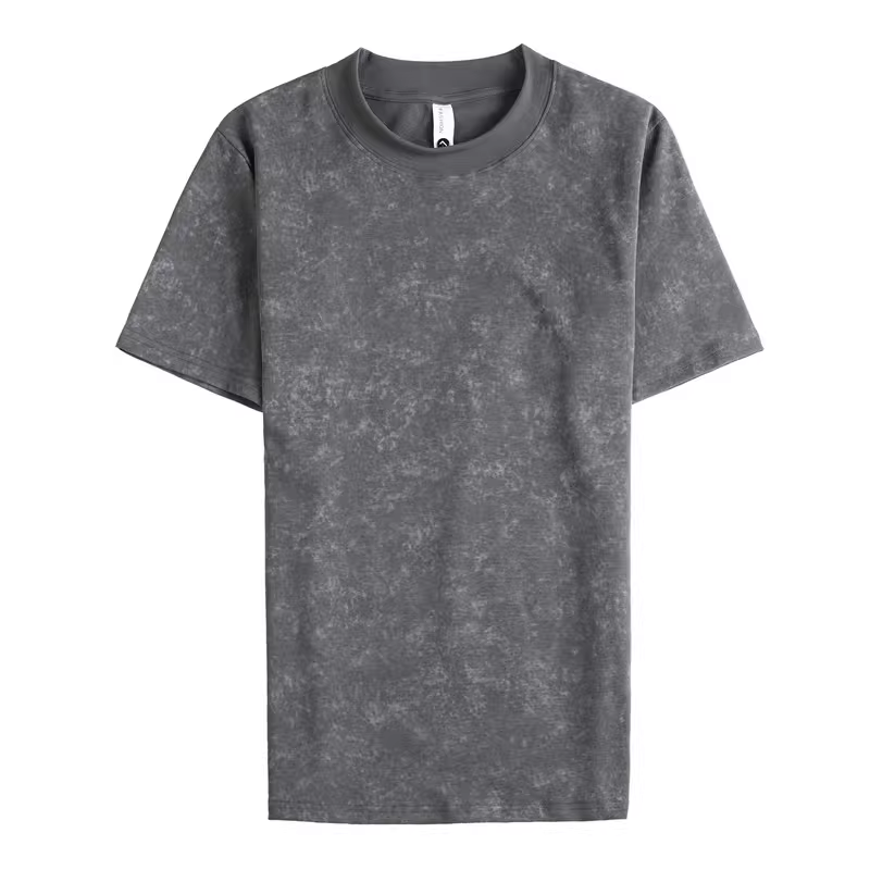 Áo thun nam cao cấp tay ngắn, mùa hè mỏng nhẹ, cổ tròn, đa năng, hợp thời trang, ôm dáng, co giãn, nửa tay