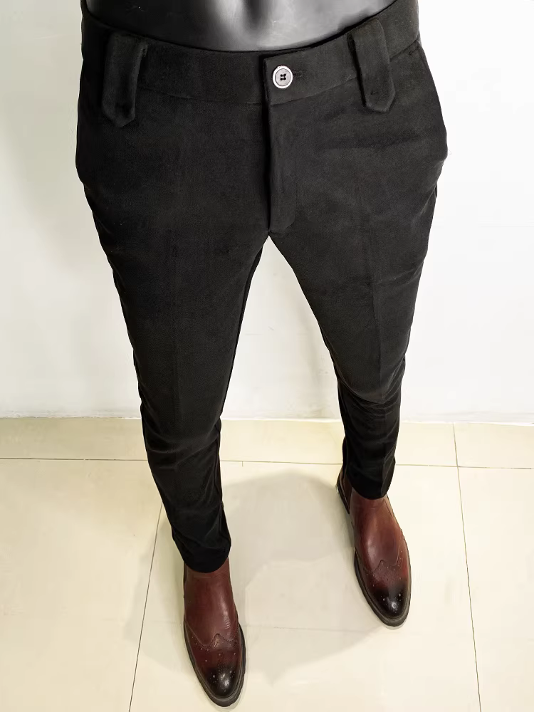 Quần âu len nam, quần dày giữ ấm mùa thu đông, quần âu nam dáng ôm vừa vặn đa năng, chất liệu len cao cấp.