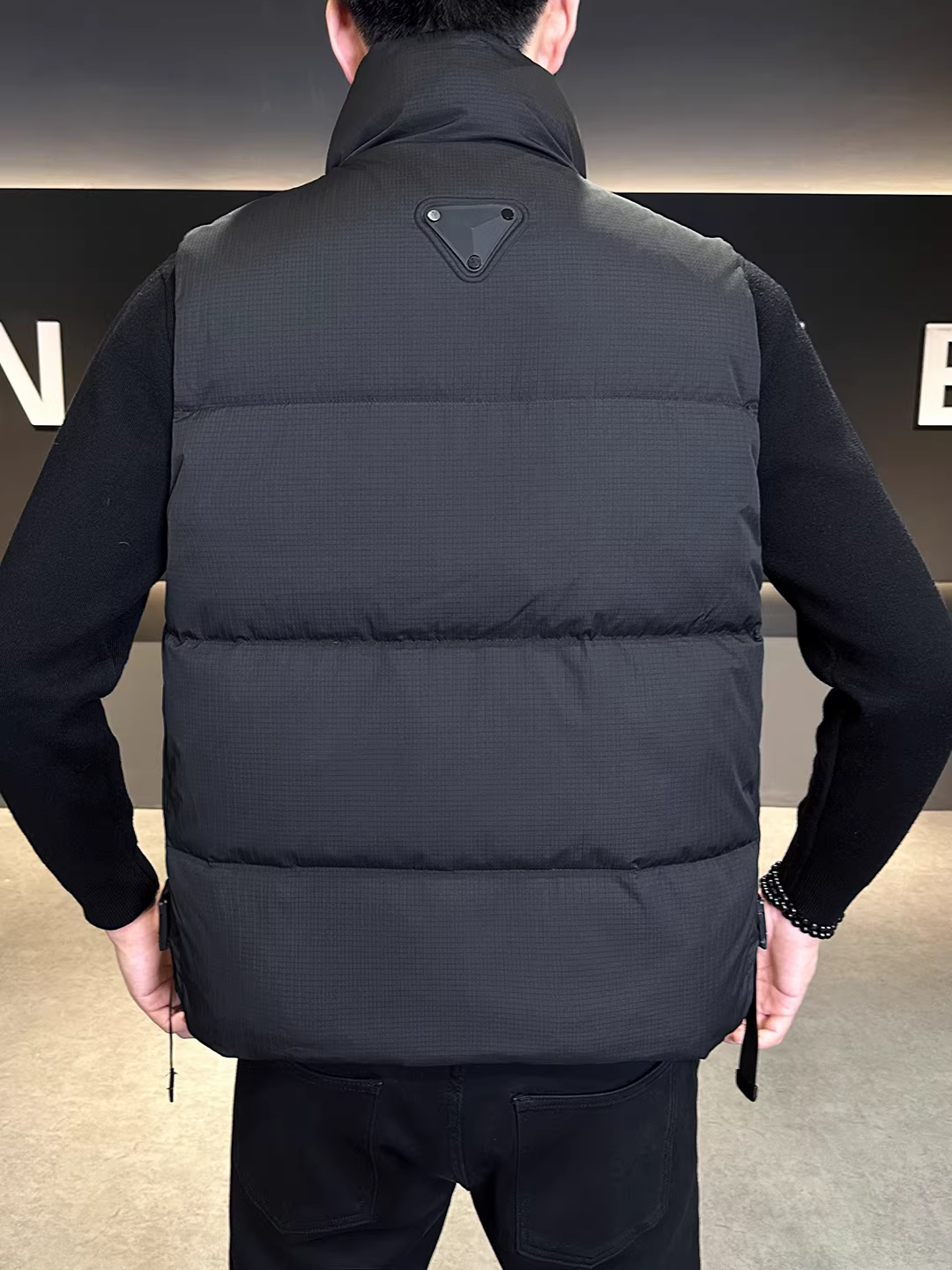 Áo vest nam mùa thu đông kiểu dáng mới chất lượng cao thời trang dày dặn ấm áp đa năng cổ đứng áo vest ngắn