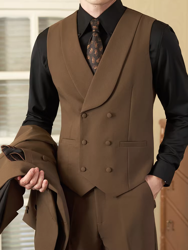 Bộ vest veston nam kiểu Anh, dáng ôm và lịch lãm, vest veston phù rể đám cưới, bộ vest hai mảnh chất lượng cao