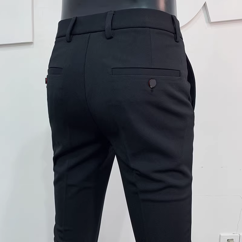 Quần âu nam dáng ôm, quần vest công sở, quần thun co giãn, quần vest thời trang đa năng cao cấp