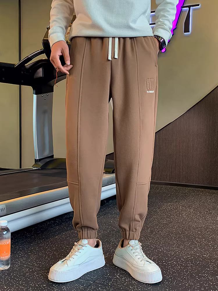 Quần jogger nam xuân 2024 kiểu Hàn Quốc mới, đa năng, ôm dáng, thời trang, cá tính, quần dài năng động