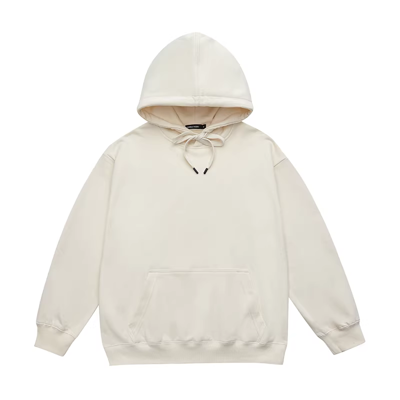 Áo hoodie nỉ dày màu trơn basic mùa thu/đông Jungle Tiger 2025, unisex, kiểu dáng thời trang, rộng rãi, đa năng, dành cho cặp đôi