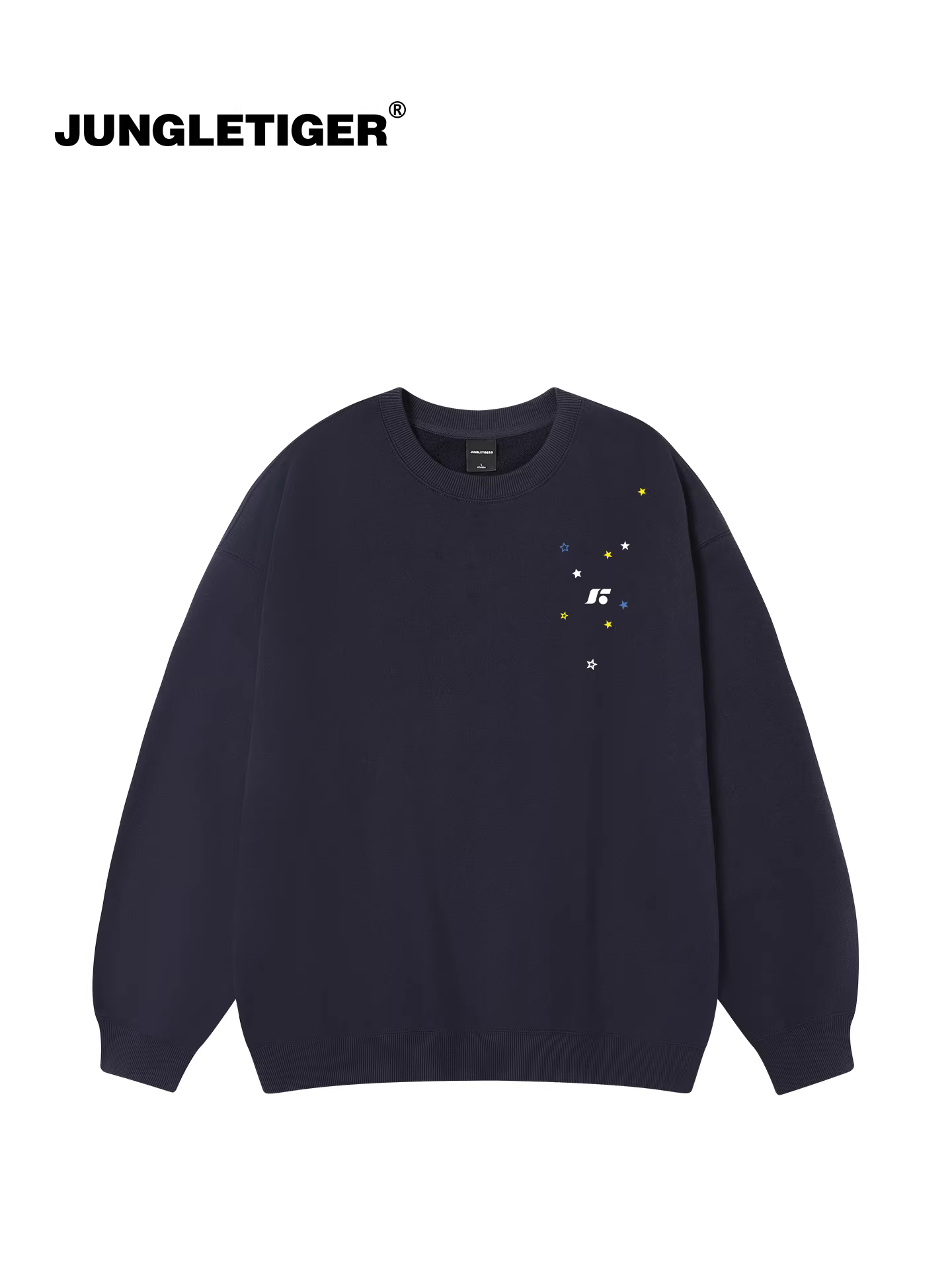 Áo len nỉ dày cổ tròn Jungle Tiger 420g dành cho nam và nữ, áo cặp thời trang thu đông dày dặn tay dài