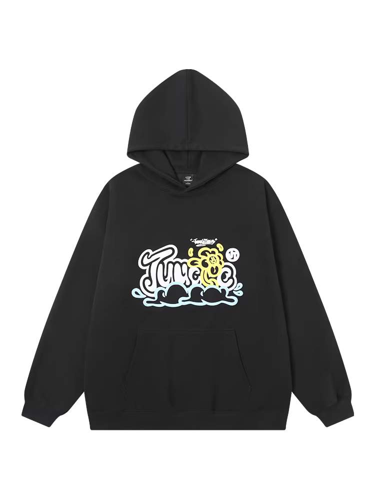 Áo hoodie nỉ dày in hình Graffiti chữ Tiger Jungle Unisex thời trang cá tính 420g nặng, áo đôi