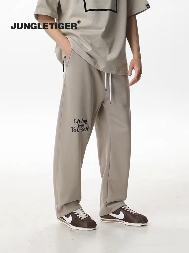 Quần jogger in hình hổ rừng Mỹ 400g, unisex, kiểu dáng phá cách, quần thể thao rộng rãi, chất liệu dày dặn