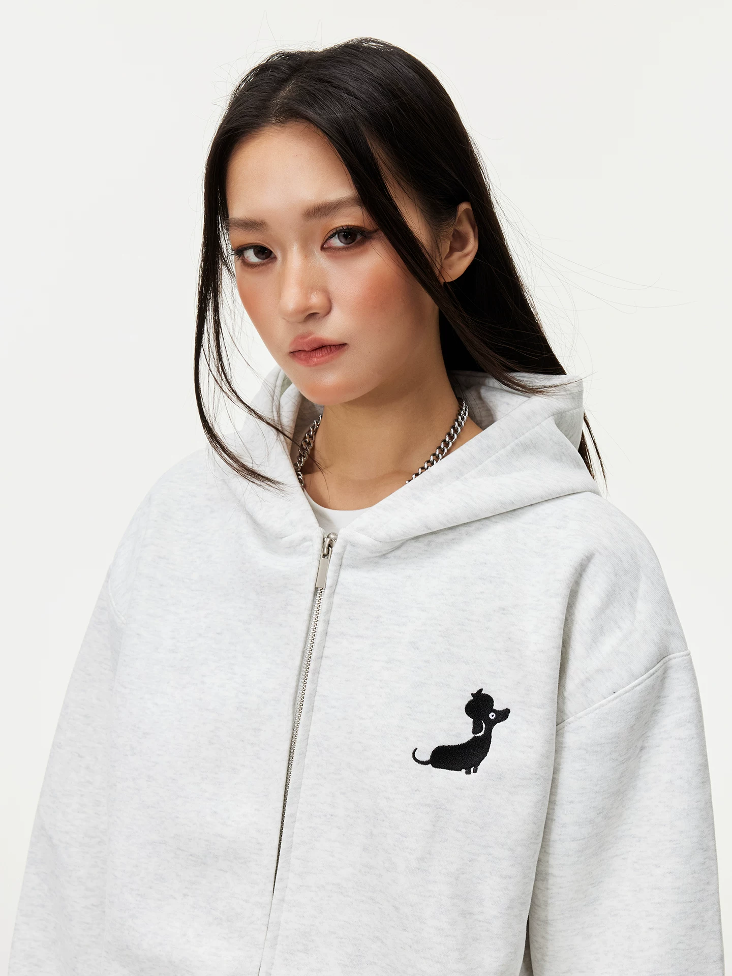 Áo khoác cardigan thêu mê cung thiết kế nguyên bản của Jungle Tiger dành cho nam và nữ, áo nỉ có mũ trùm đầu dành cho cặp đôi thường ngày mùa thu đông của Mỹ