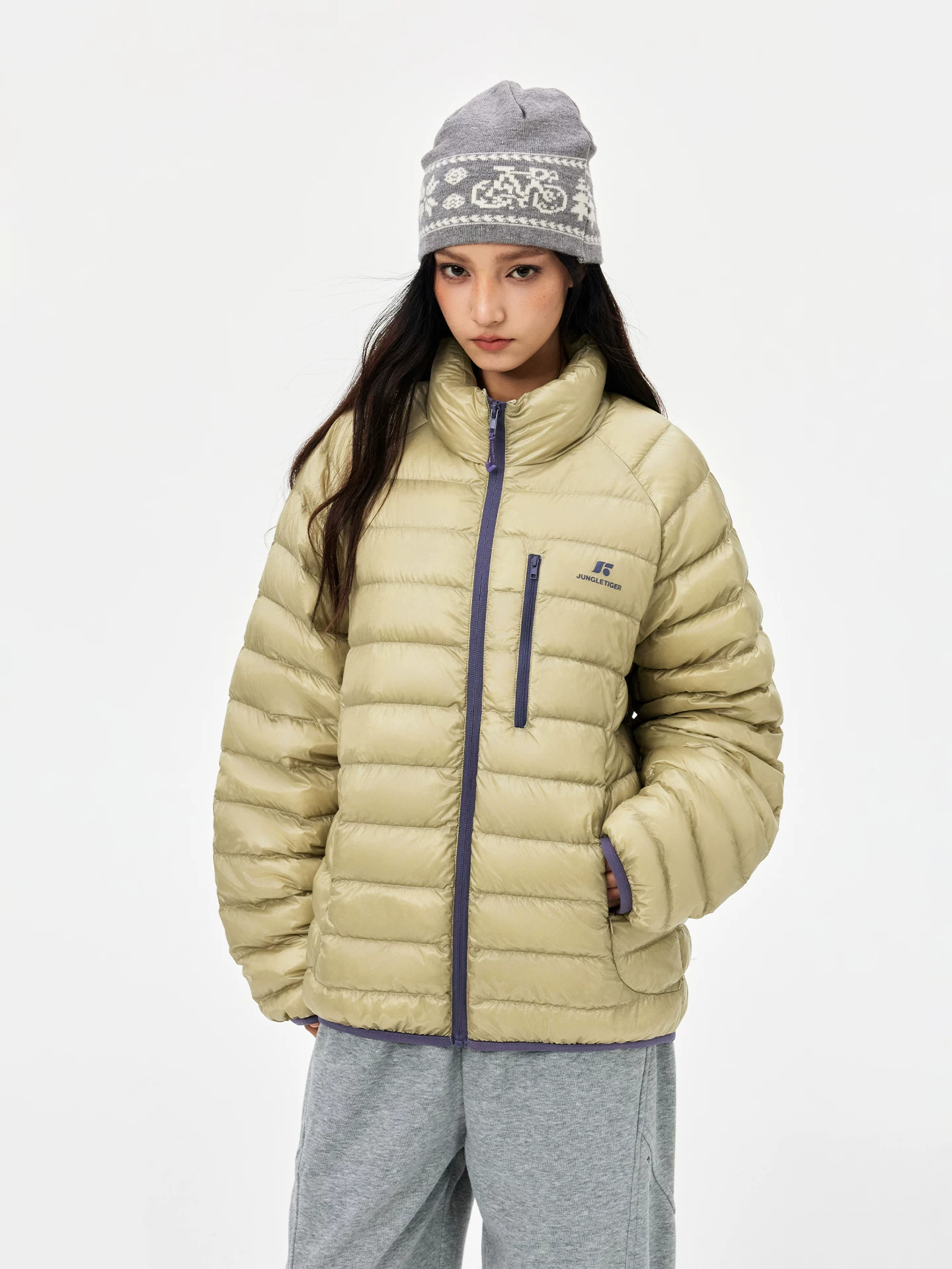 Jungle Tiger Áo khoác ngoài trời nhẹ thoáng khí 90 White Duck Down Áo khoác có gân nhẹ Áo khoác thể thao chống thấm nước dành cho nam và nữ