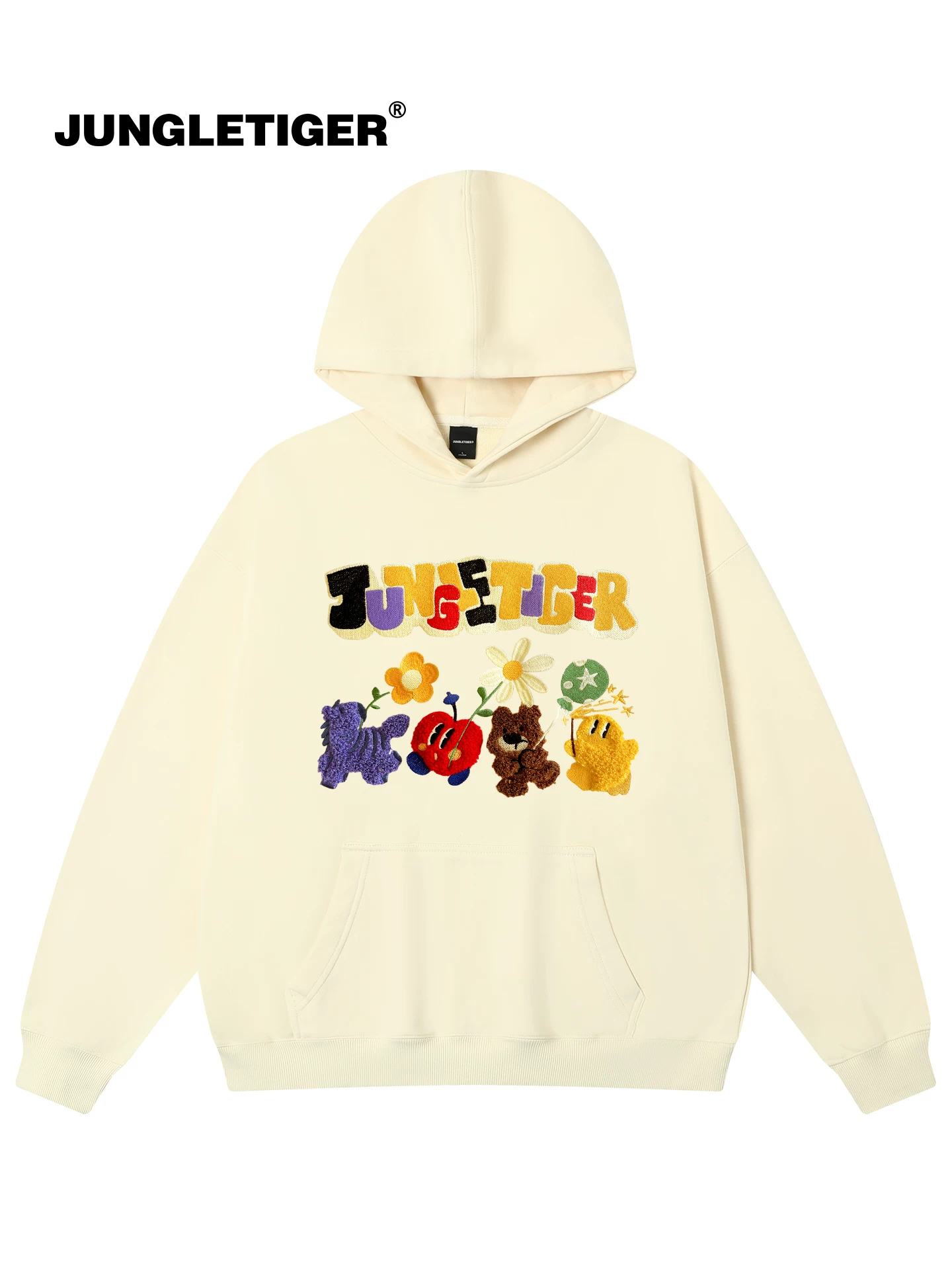 Áo hoodie thêu hình hổ rừng kiểu Mỹ, dành cho nam và nữ, áo khoác hoodie cặp đôi mùa thu mới, phong cách thường ngày