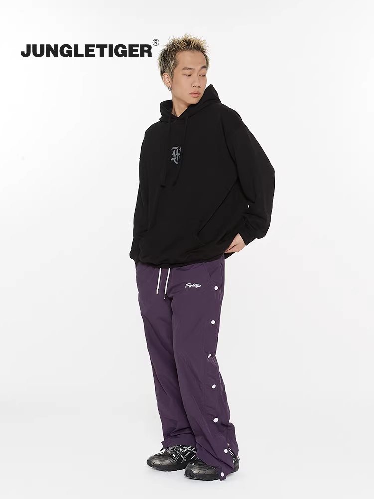 Áo hoodie in hình hổ rừng phong cách Mỹ, unisex, kiểu dáng thời trang đường phố, rộng rãi