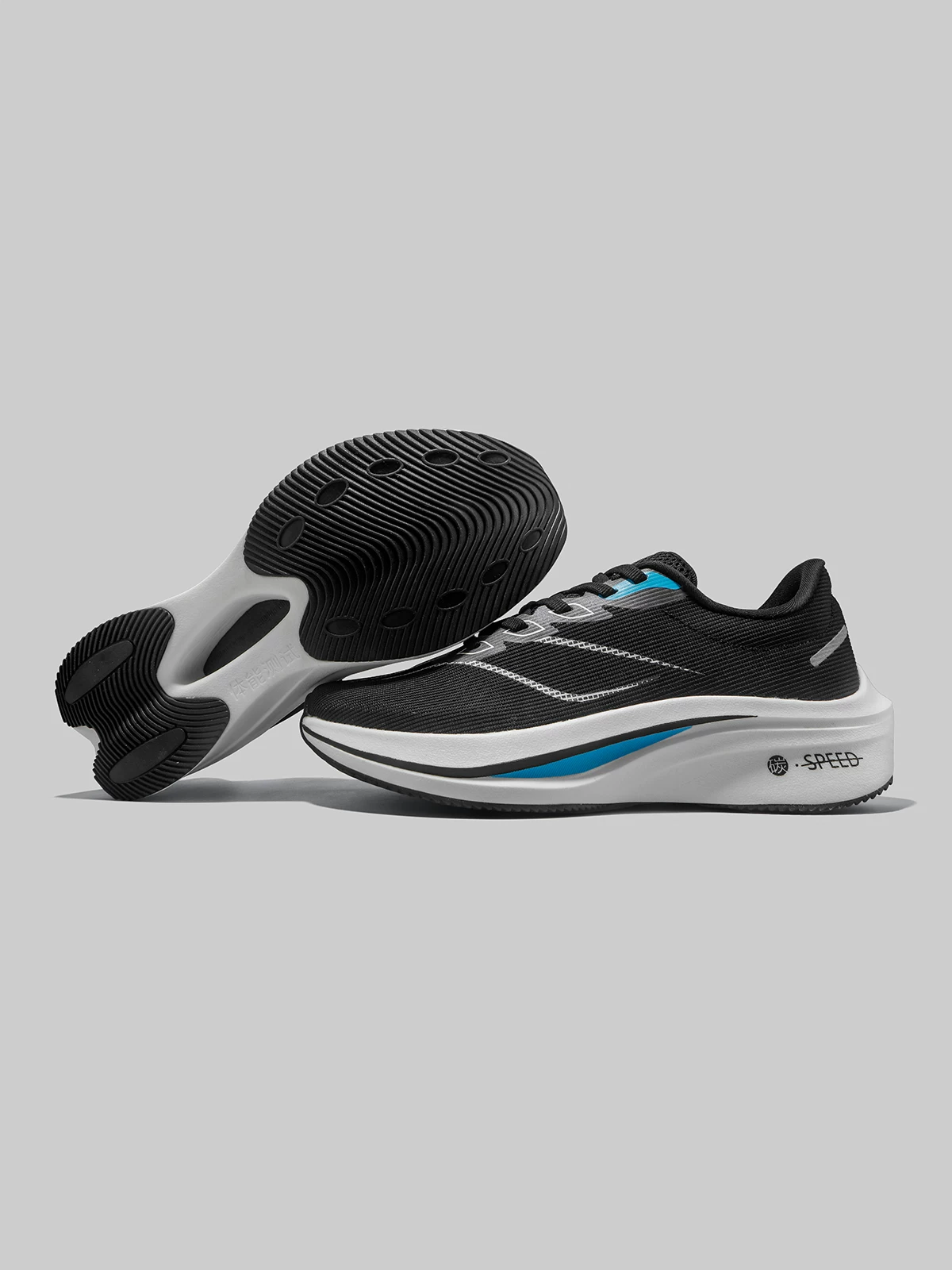 Giày chạy bộ Dongjia Qshoes dành cho nam và nữ, giày thể thao đệm bằng tấm carbon, giày thường nhẹ thoáng khí, giày chạy marathon