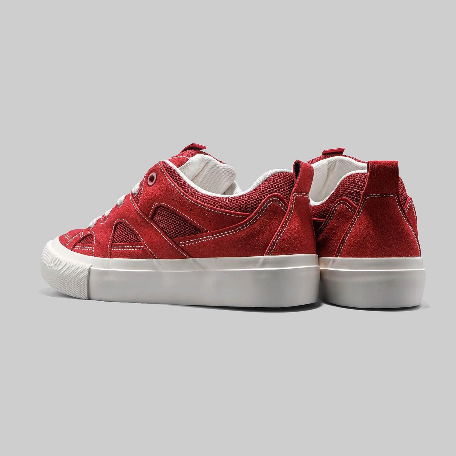 Giày thể thao nam Dongjia Qshoes phong cách Hồng Kông thời thượng, kiểu dáng phổ biến, chất liệu lưới thoáng khí, phong cách giản dị.