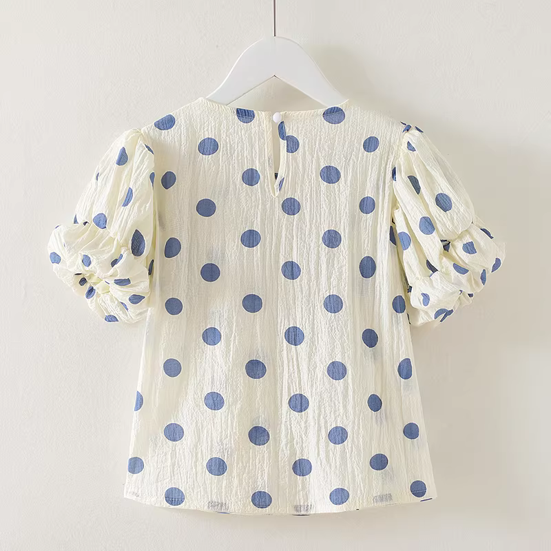 Bộ đồ hè bé gái 2025 kiểu mới mỏng nhẹ, quần lửng tay ngắn, bộ hai mảnh mùa hè trẻ em