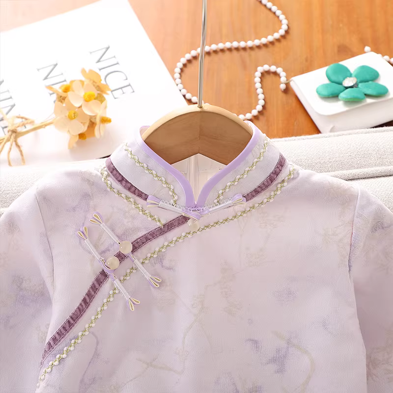 Trang phục kiểu Trung Hoa dành cho mẹ và con gái mùa hè 2025, váy Hanfu kiểu Trung Hoa mới cho bé gái, váy mẹ và con gái mặc đôi