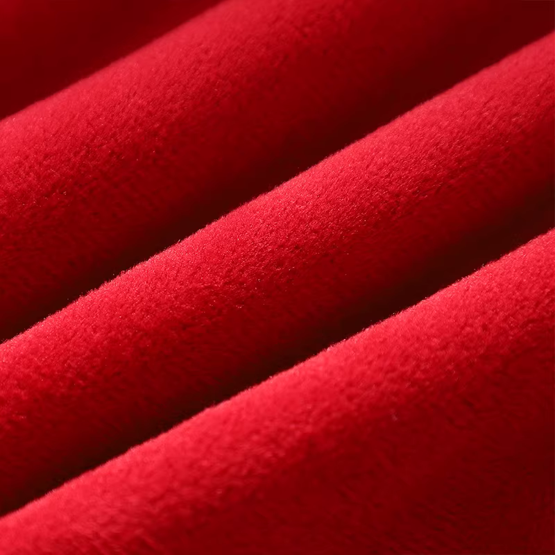 Trang phục năm mới của bé gái Váy kiểu Trung Quốc Váy công chúa màu đỏ mùa đông dành cho trẻ em có lông cừu Quần áo năm mới